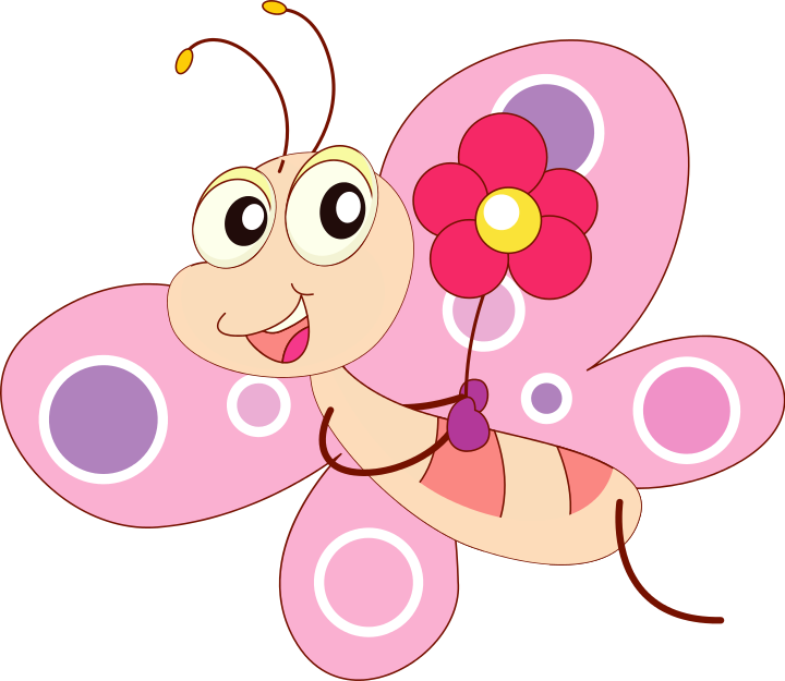 photos clipart flower butterfly 20